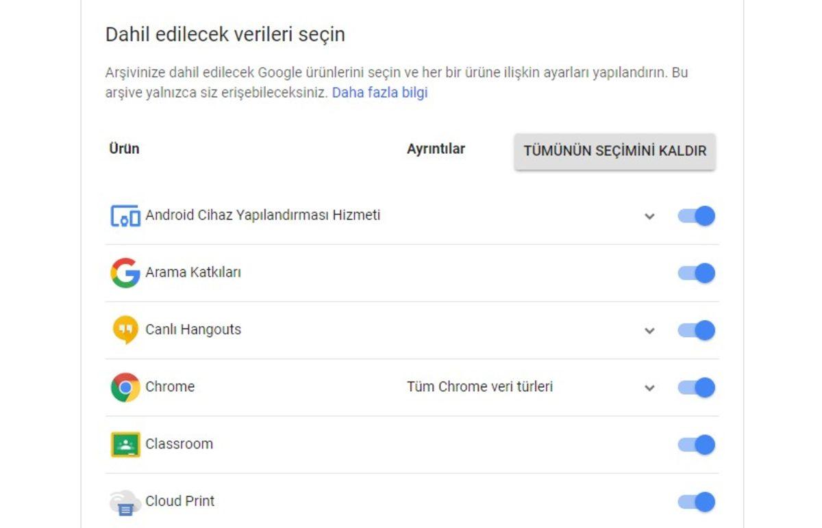 Her Adımınızı Kaydeden Google’daki Verilerinizi Nasıl İndirirsiniz?