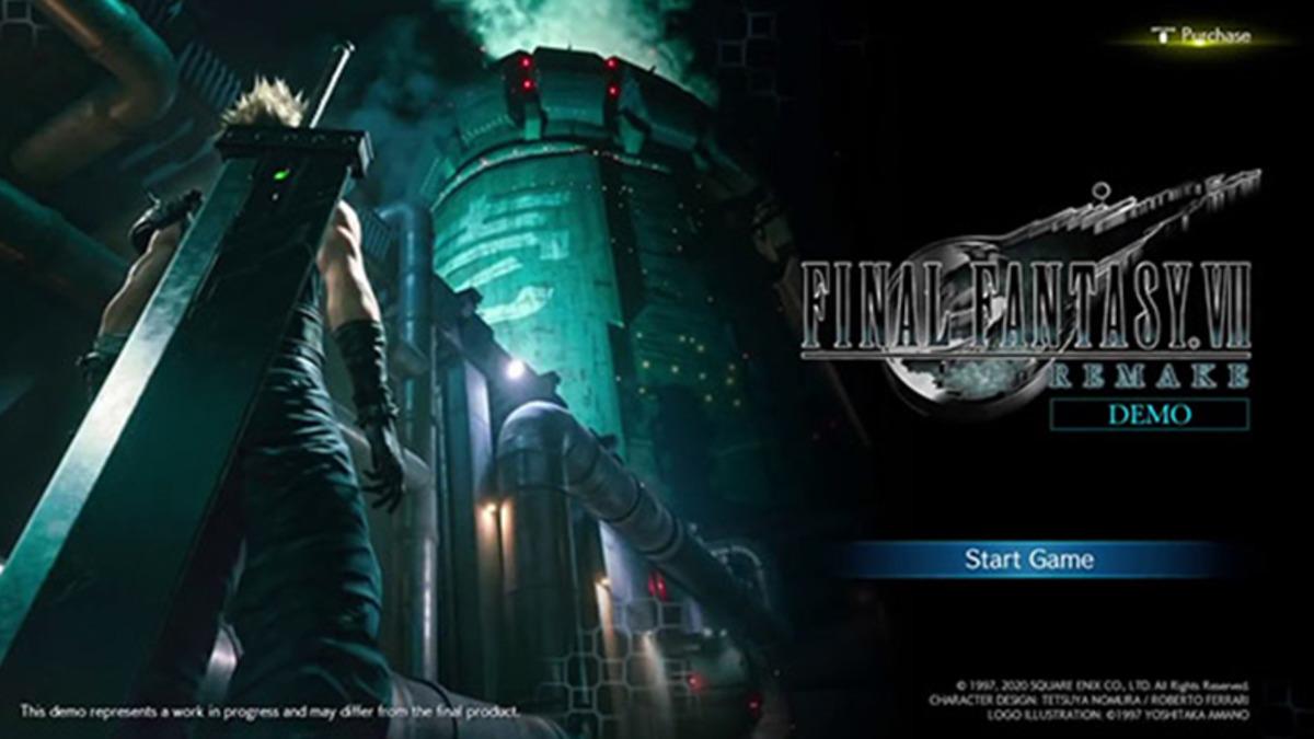 Final Fantasy VII Remake Demosuna Ait Giriş Videosu Ortaya Çıktı