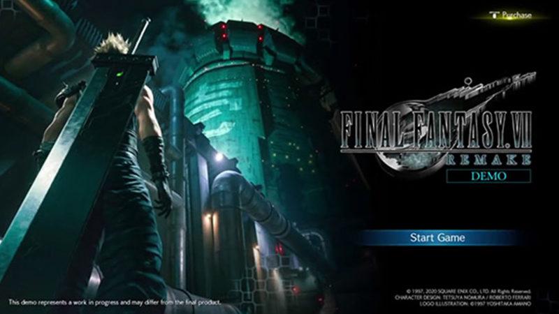 Final Fantasy VII Remake Demosuna Ait Giriş Videosu Ortaya Çıktı