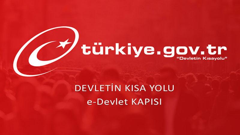 e-Devlet’in En Çok İşlem Gören Hizmetleri Açıklandı