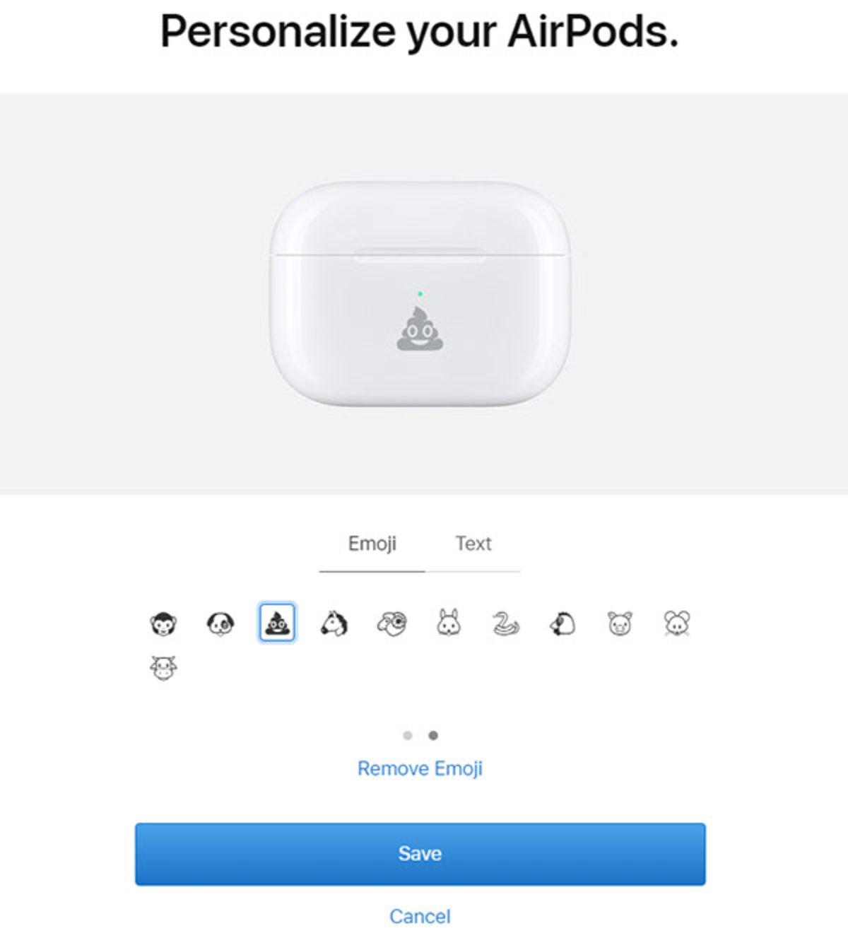 Artık AirPods Kılıflarının Üzerine Emoji Karakterler İşlenebilecek