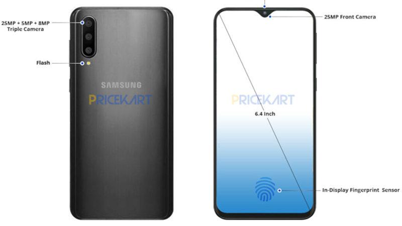 Samsung Galaxy A50, Prizma Beyazı Renk Seçeneğiyle Görüntülendi