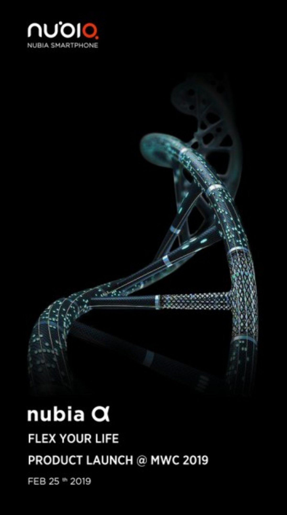 Nubia, Yarın (25 Şubat) Esnek Ekrana Sahip Giyilebilir Bir Telefon Tanıtacak