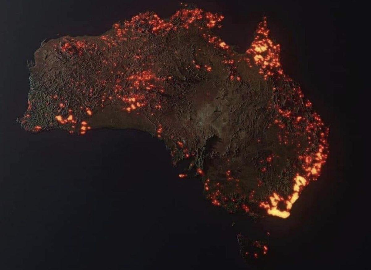 Avustralya’daki Yangınların Korkunç Boyutunu Gösteren Uydu Görüntüleri