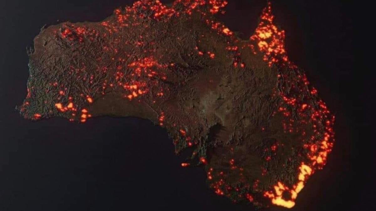 Avustralya’daki Yangınların Korkunç Boyutunu Gösteren Uydu Görüntüleri