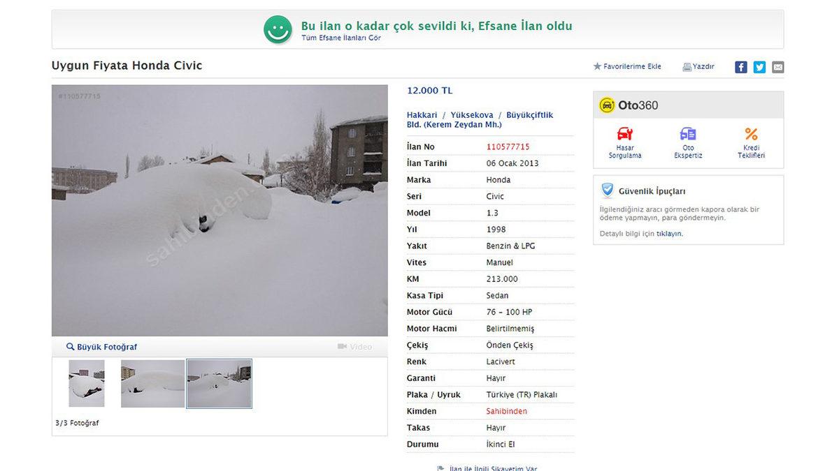 Sahibinden.com’da Bugüne Kadar Yayınlanmış Birbirinden Tuhaf 12 İlan