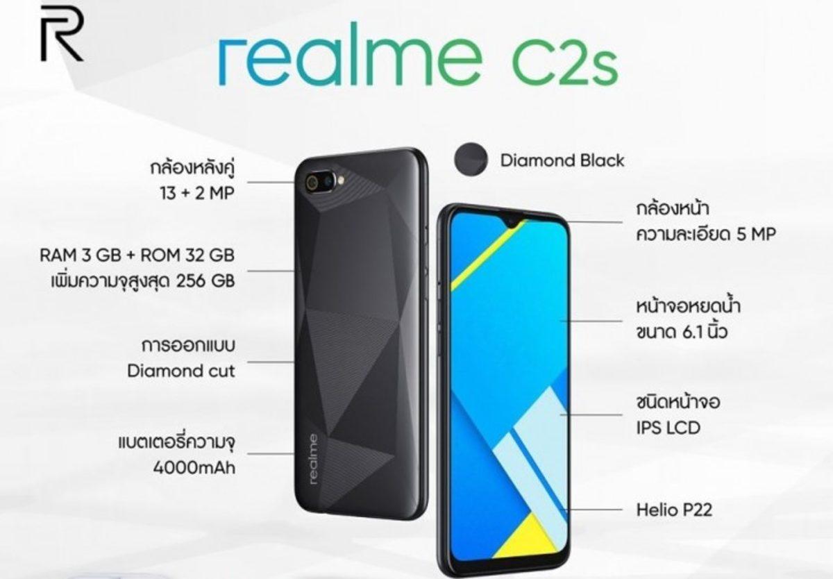 Realme, Giriş Seviyesi Yeni Telefonu Realme C2s’yi Tanıttı