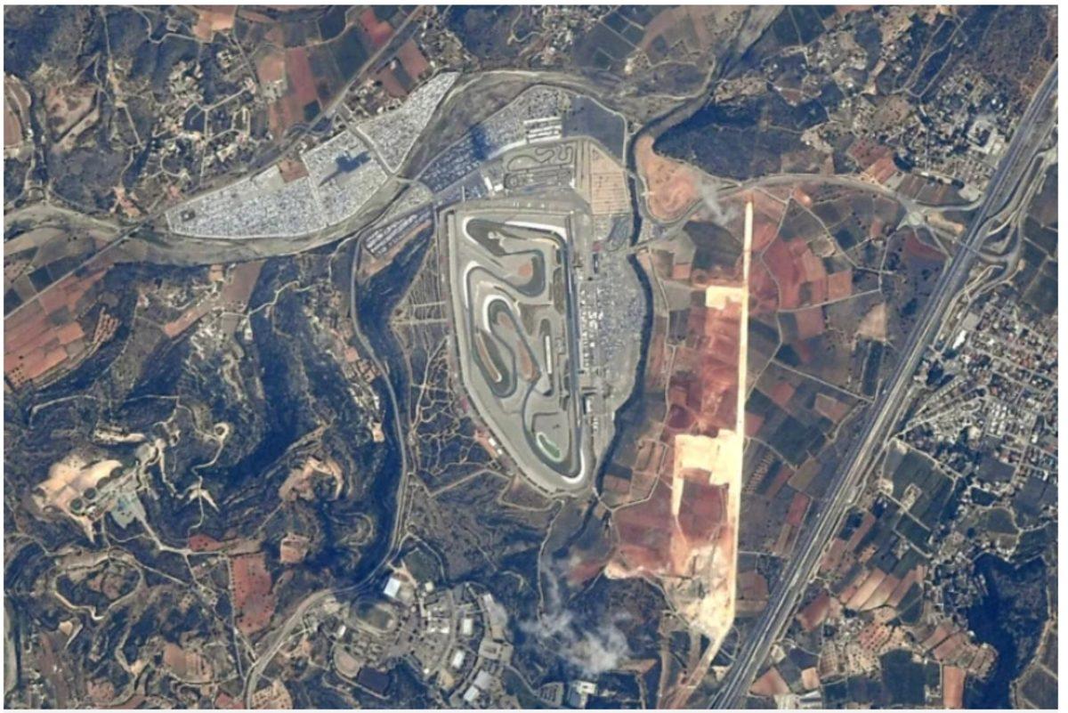 Uzaydan Dünya’daki Yarış Pistlerinin Fotoğrafını Çeken Araba Tutkunu Astronot