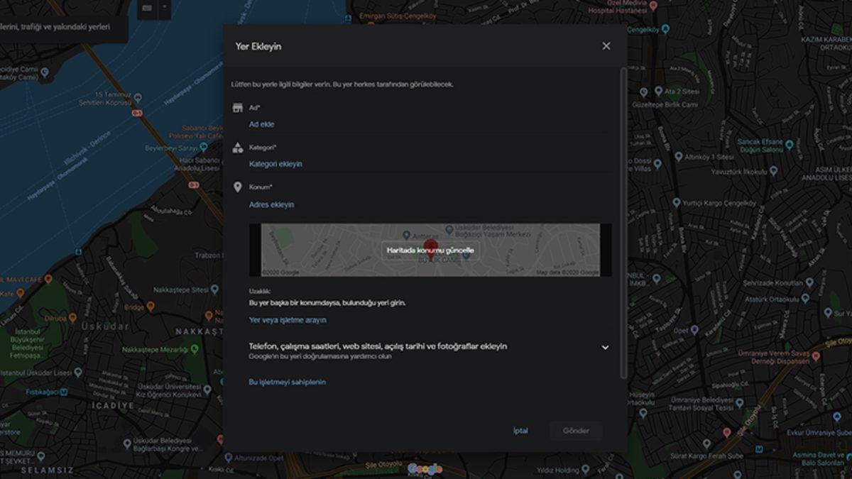 Google Haritalar’da Konum Ekleme Nasıl Yapılır?
