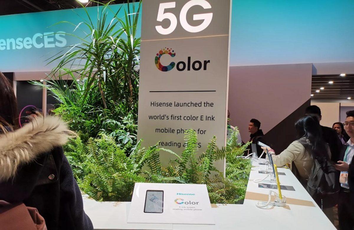 Hisense, Dünyanın İlk Renkli E-Ink Ekrana Sahip Akıllı Telefonunu Tanıttı