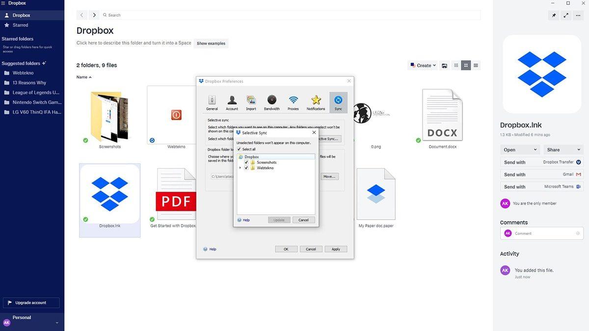 Dropbox’un Sahip Olduğu Aşırı Kullanışlı 23 Özellik