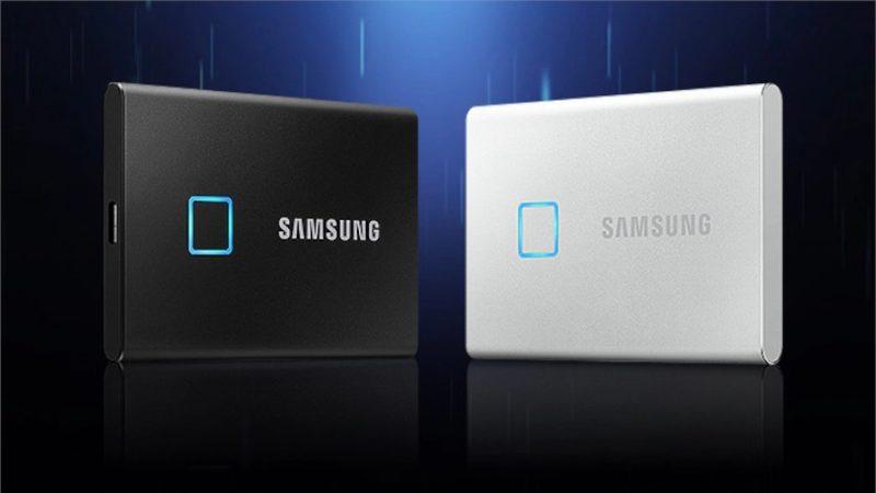 Samsung, Parmak İzi Okuyuculu İlk Taşınabilir SSD’si T7 Touch’ı Tanıttı