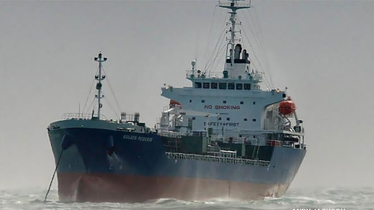 Rus Kargo Gemisinin Saniye Saniye Köprüye Çarpma Görüntüleri (Video)