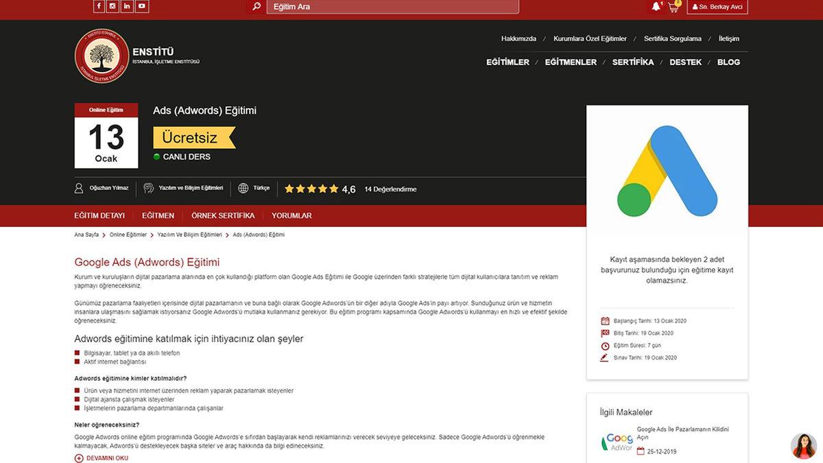Ücretsiz Google Ads (Adwords) Eğitimleri - 2020