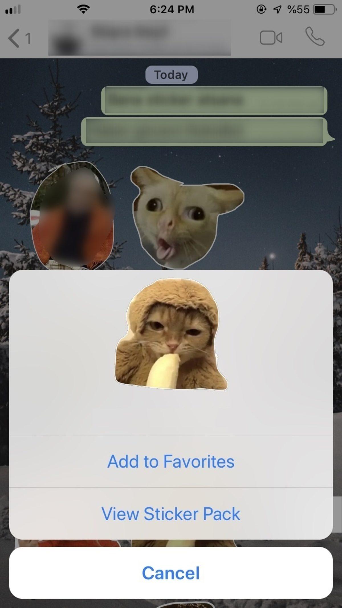 WhatsApp’tan Gelen Çıkartmalar Nasıl Kaydedilir?