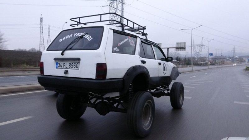 Bir Otomobil Tutkunu, Baba Yadigarı 96 Model Kartal’ı 4x4 Cipe Çevirdi