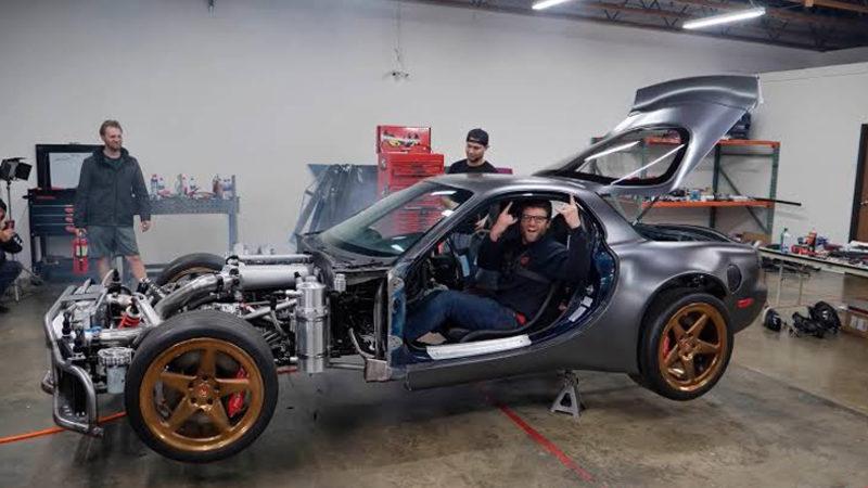 Dünyanın İlk Dört Çeker Mazda RX-7’sinin Geçtiği Zorlu Testleri Gösteren Video