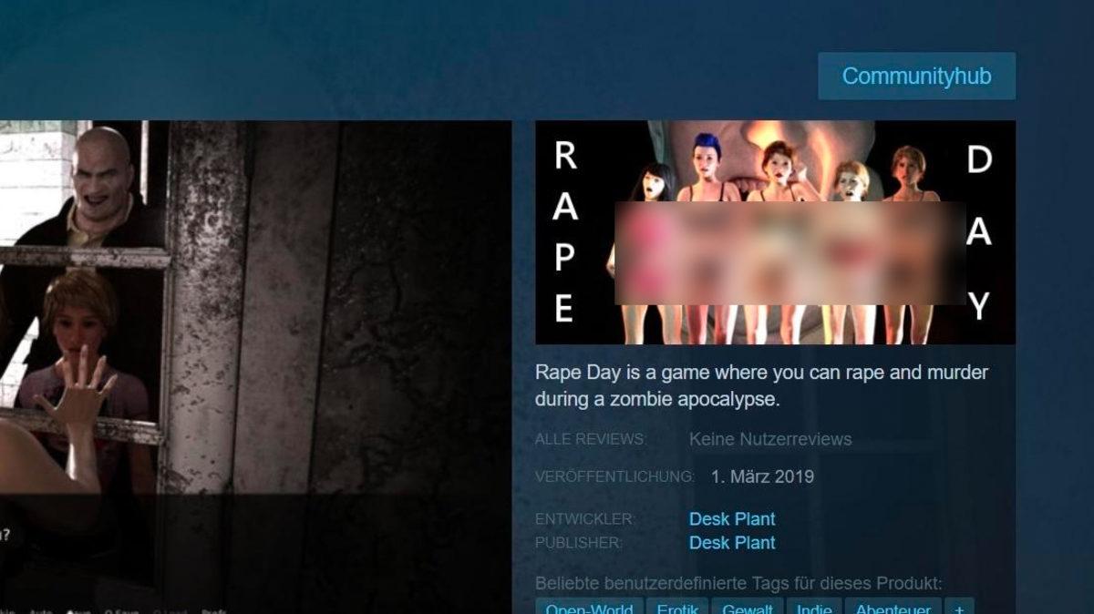 Yok Artık: Steam, Sapık Bir Seri Katili Konu Alan ‘Rape Day’ İsimli Oyunu Listeledi