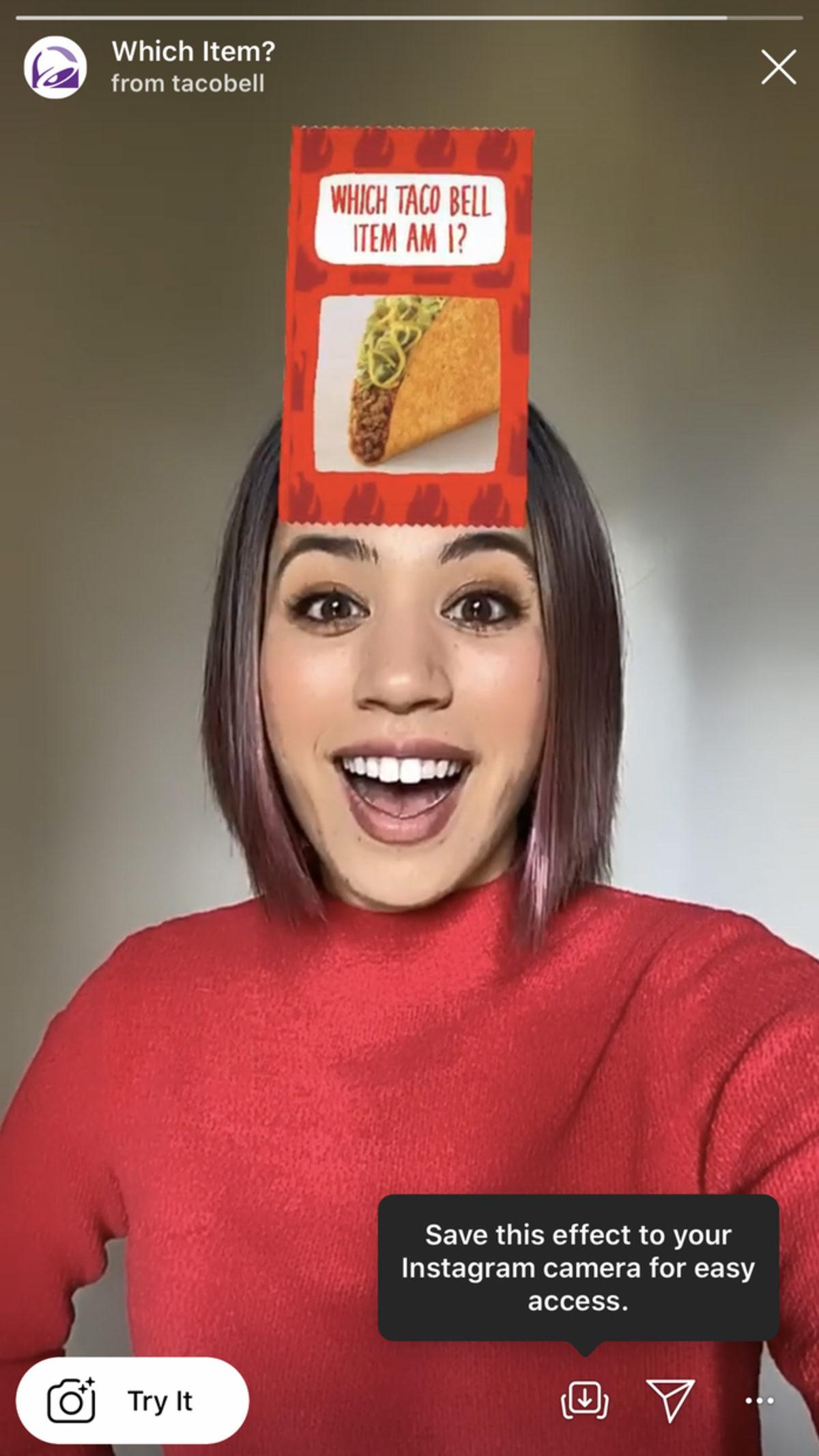 Hangi Meksika Yemeğinin Size Uygun Olduğunu Bulan Instagram Filtresi: Taco Bell