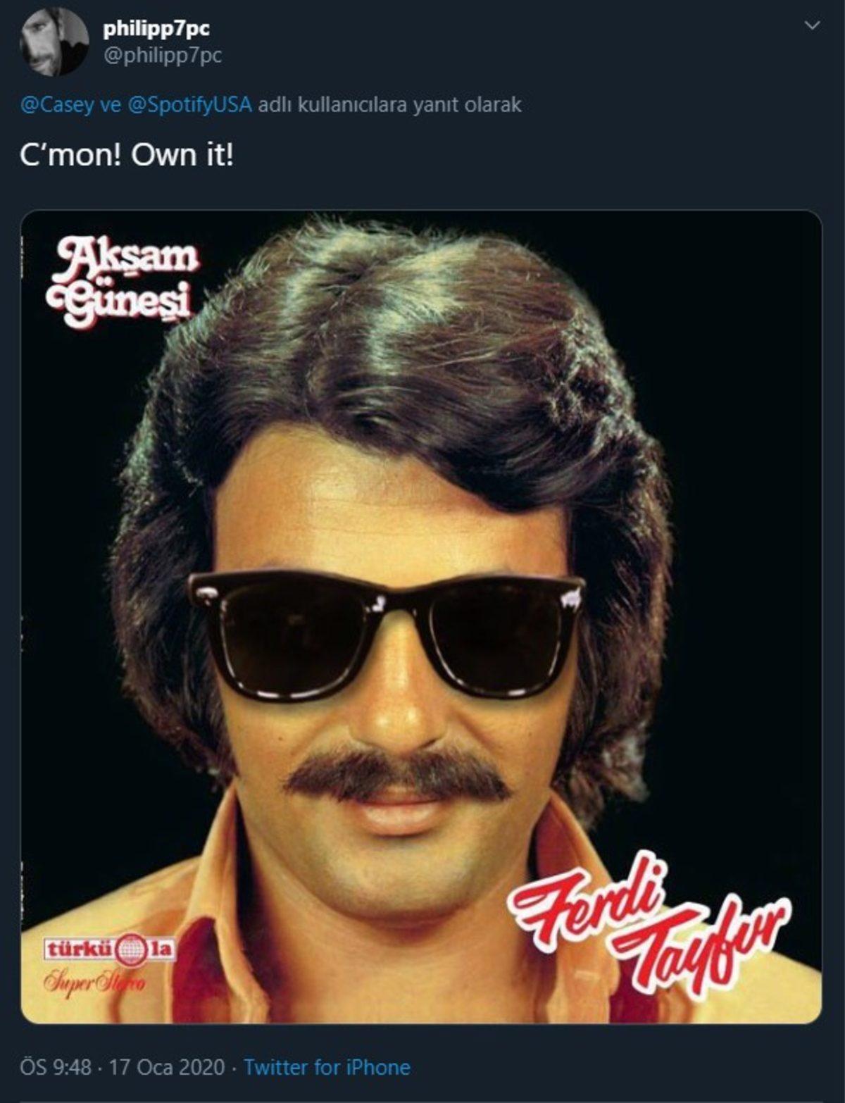 Dünyaca Ünlü YouTuber’ın Spotify Hesabı, Ferdi Tayfur Sevdalısı Tarafından Ele Geçirildi