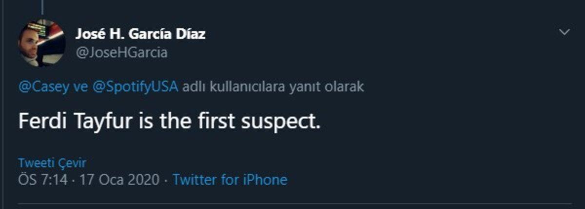 Dünyaca Ünlü YouTuber’ın Spotify Hesabı, Ferdi Tayfur Sevdalısı Tarafından Ele Geçirildi