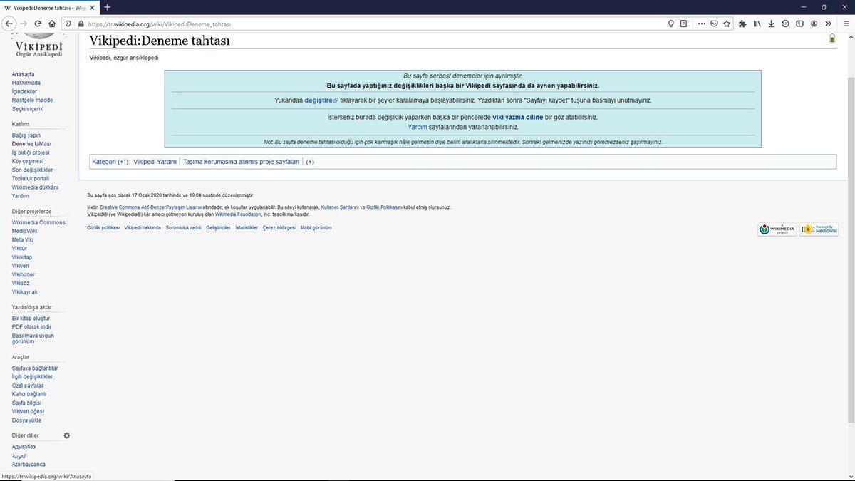 Wikipedia’da Yeni Bir Sayfa Nasıl Oluşturulur ve Nasıl Düzenlenir?