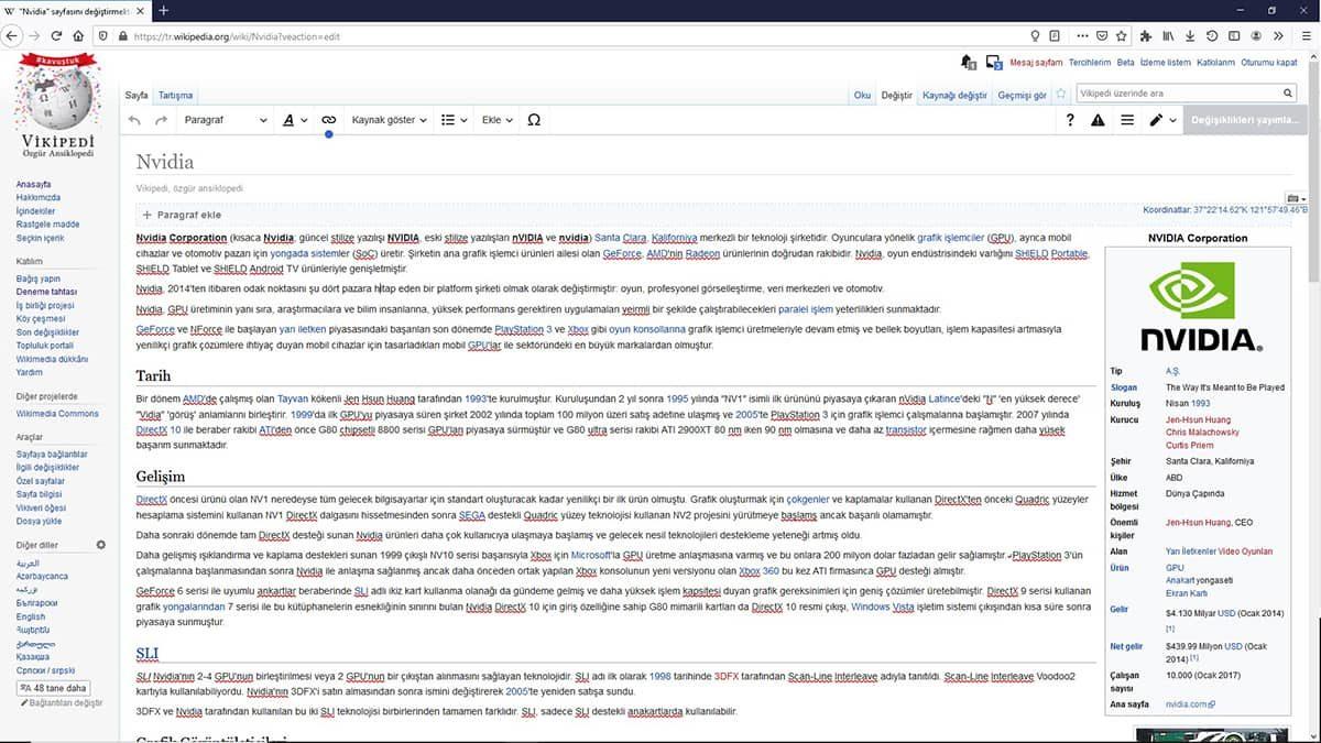 Wikipedia’da Yeni Bir Sayfa Nasıl Oluşturulur ve Nasıl Düzenlenir?