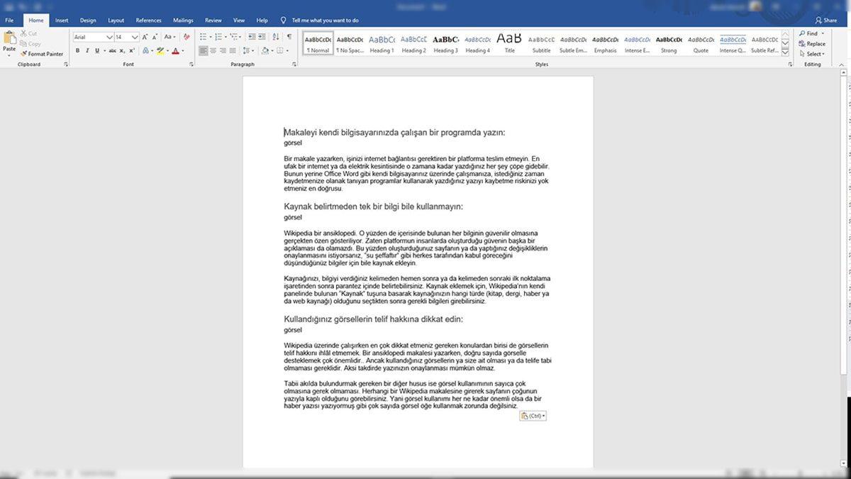 Wikipedia’da Yeni Bir Sayfa Nasıl Oluşturulur ve Nasıl Düzenlenir?