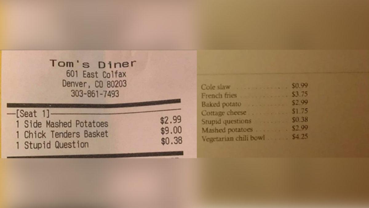 ABD’li Bir Restoranın Fişlere Eklediği ’Aptalca Soru’ Ödemesi Viral Oldu