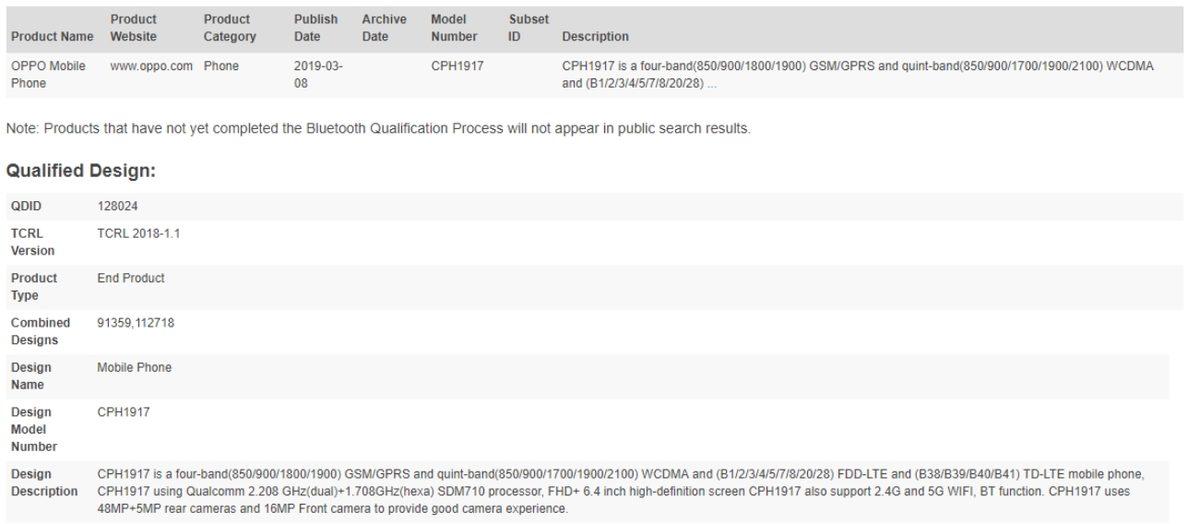 Oppo Reno’nun Tüm Teknik Özellikleri Ortaya Çıktı