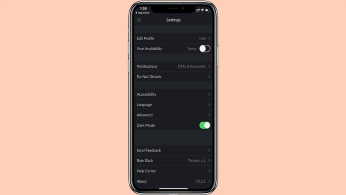 Güncelleme Alan Slack, Android ve iOS’ta Nasıl Karanlık Moda Alınır?