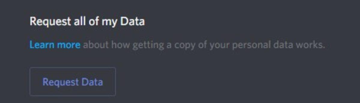 Verilerinizin Hiç Silinmediği Discord’daki Bilgilerinizi Nasıl İndirirsiniz?
