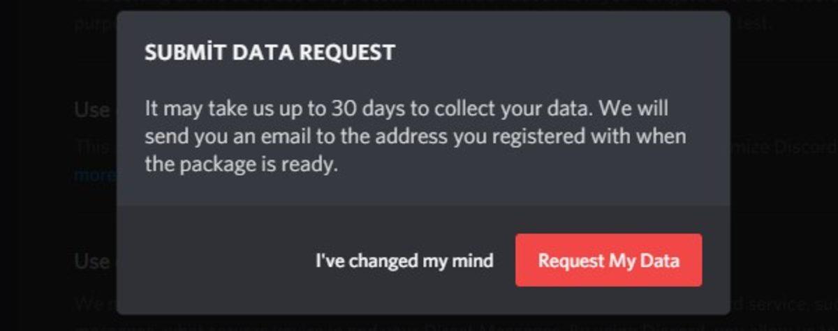 Verilerinizin Hiç Silinmediği Discord’daki Bilgilerinizi Nasıl İndirirsiniz?