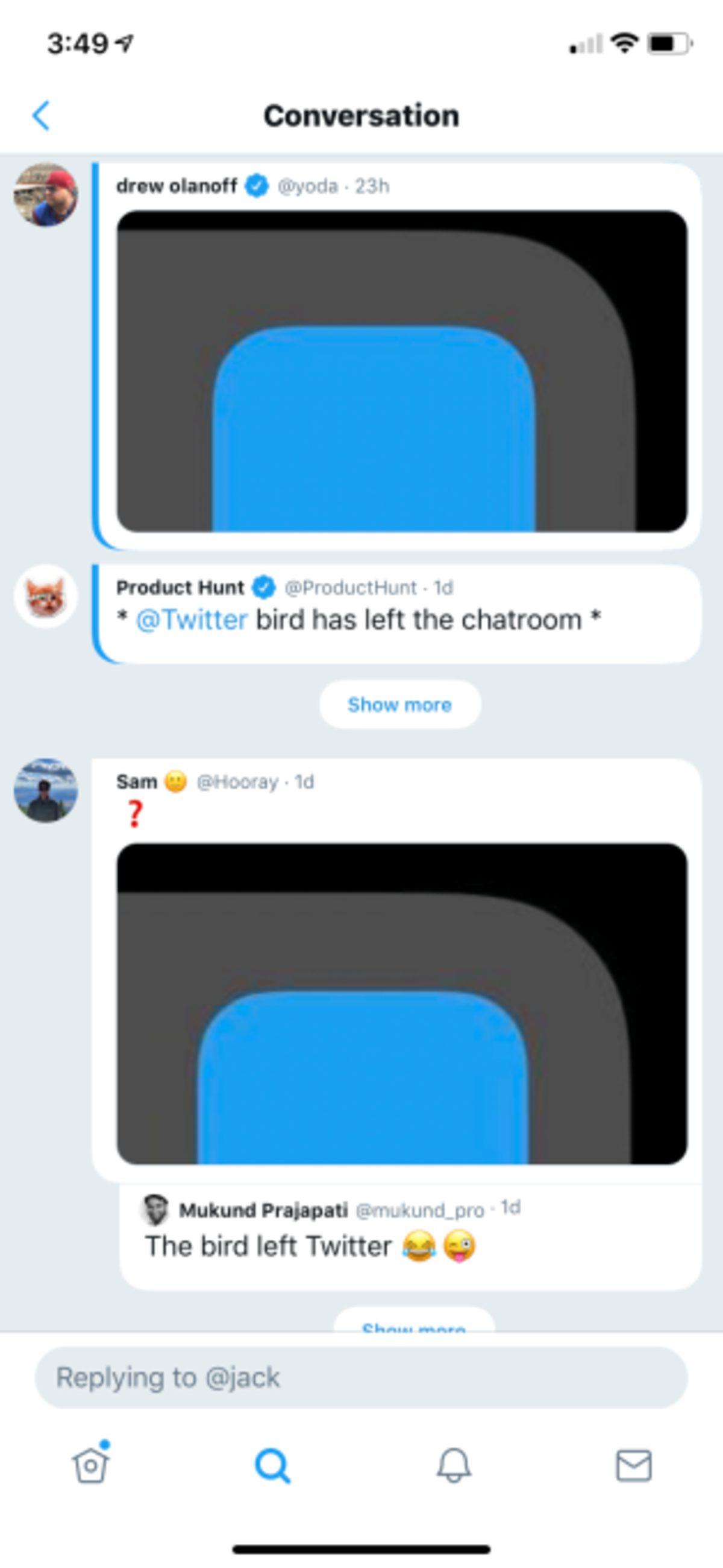 Twitter’ın Deneysel Uygulaması Twttr’dan İlk Ekran Görüntüleri Geldi