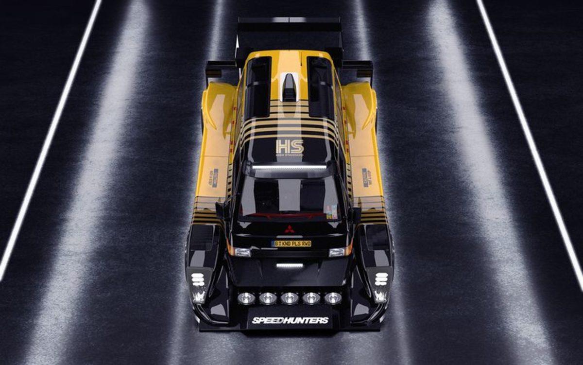 VHS Kaset Temalı Otomobil: Mitsubishi Delica