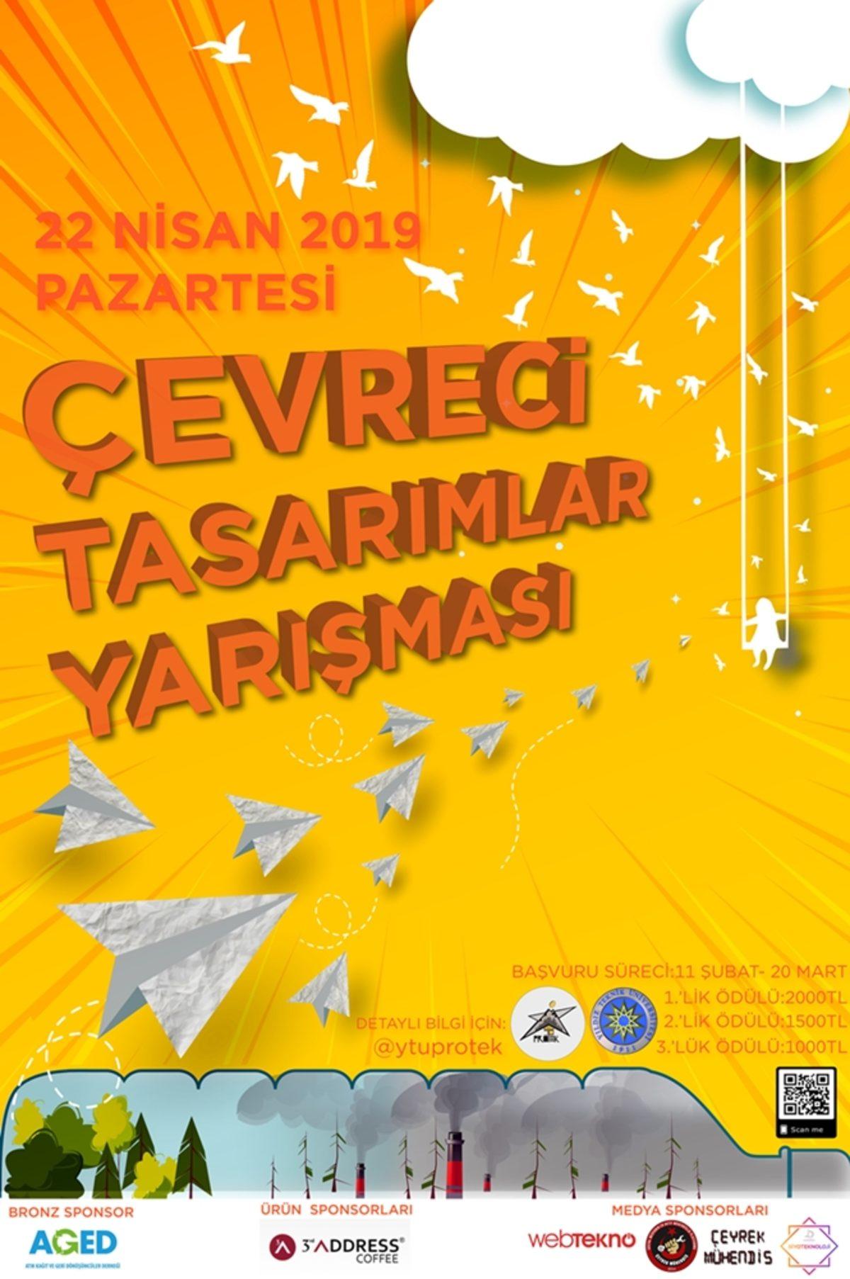 YTÜ Çevreci Tasarımlar Yarışması İçin Son Başvuru Tarihi 25 Mart