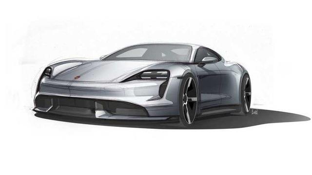 2020 Porsche Taycan’ın Tasarımını Gösteren Çizimler Paylaşıldı
