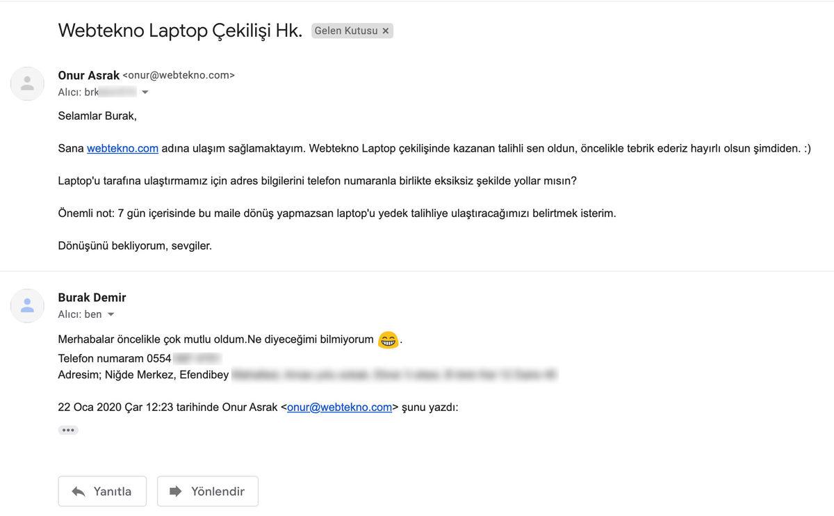 Webtekno YouTube Çekilişi Sonucunda Laptop Kazanan Kullanıcı Belli Oldu