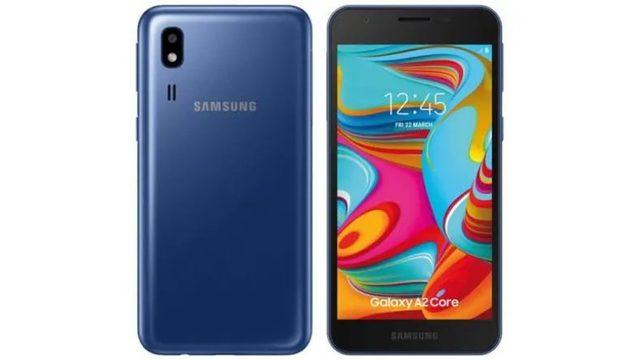 Samsung’un Bir Sonraki Android Go Telefonu Galaxy A2 Core’un İlk Görüntüleri Ortaya Çıktı