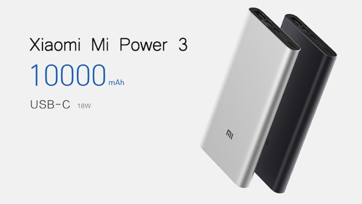 Xiaomi’nin 10.000 mAh Kapasiteli Yeni Powerbank’i Mi Power 3 Tanıtıldı