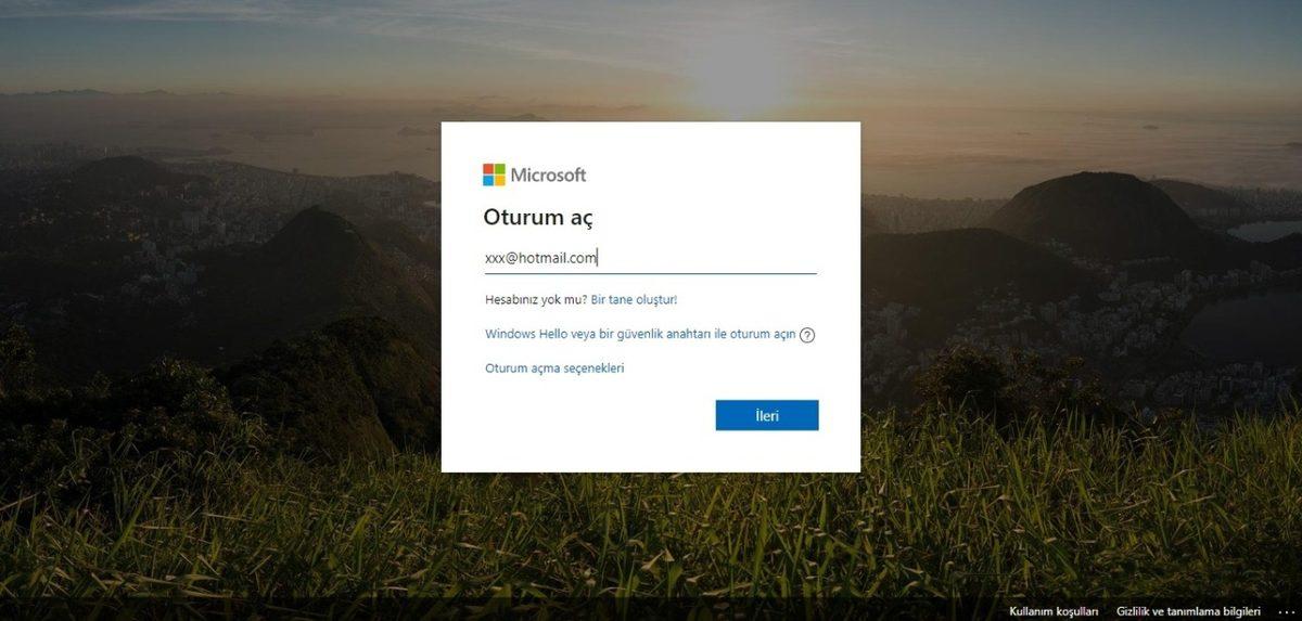 Unutulan Hotmail Hesabına Nasıl Ulaşılır?