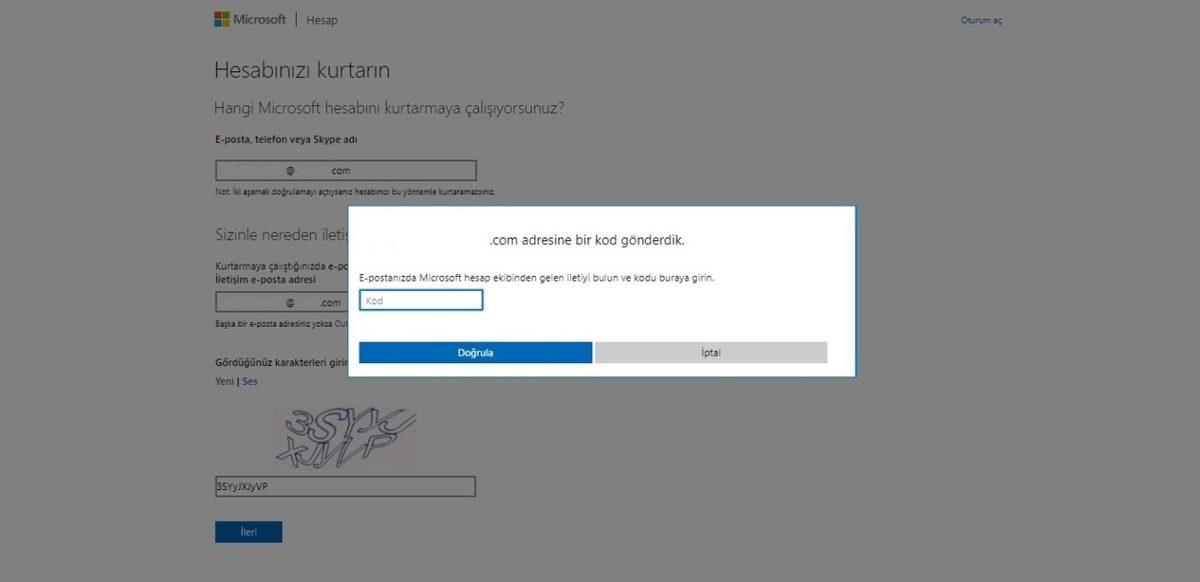 Unutulan Hotmail Hesabına Nasıl Ulaşılır?