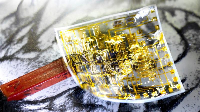 Organik Malzemeler Kullanılarak Esnek Elektronik Devre Oluşturuldu