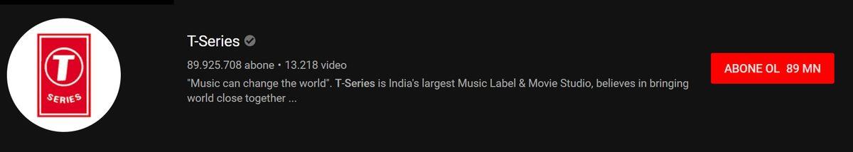 PewDiePie Artık YouTube’un En Büyük Kanalı Değil: Yeni Lider T-Series