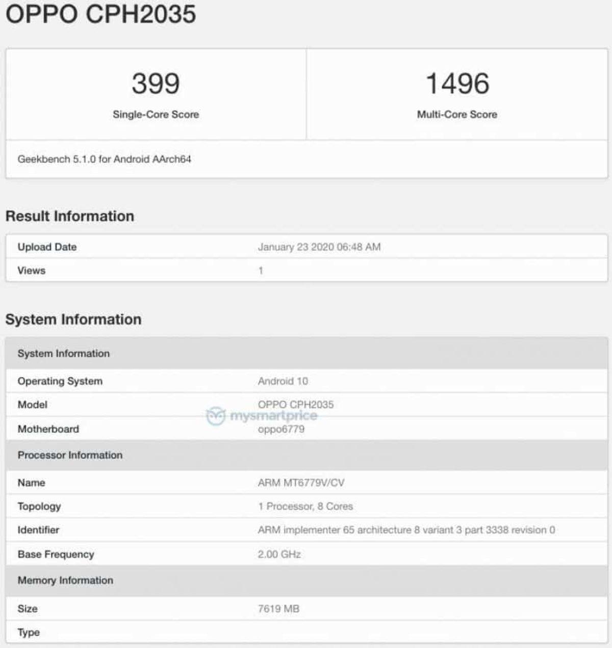 İki Oppo Aleti GeekBench'te Listelendi 2 İki Oppo Cihazının Bazı Özellikleri GeekBench’te Ortaya Çıktı