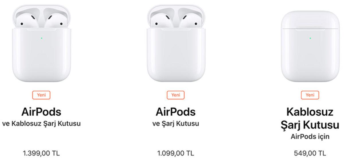 Apple, Kutusunu 550 TL’ye Sattığı Yeni AirPods 2’yi Satışa Sundu: İşte Fiyatı