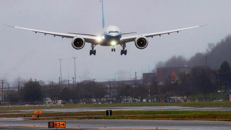 Boeing’in Yeni Uçağı 777X İlk Uçuşunu Gerçekleştirdi