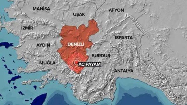 Denizli’de Yaşanan Deprem Anına Ait İnanılmaz Görüntüler (Video)