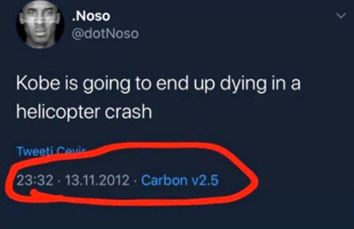 Kobe Bryant’ın Ölümü ile İlgili Atılan Tweet Sahte Çıktı