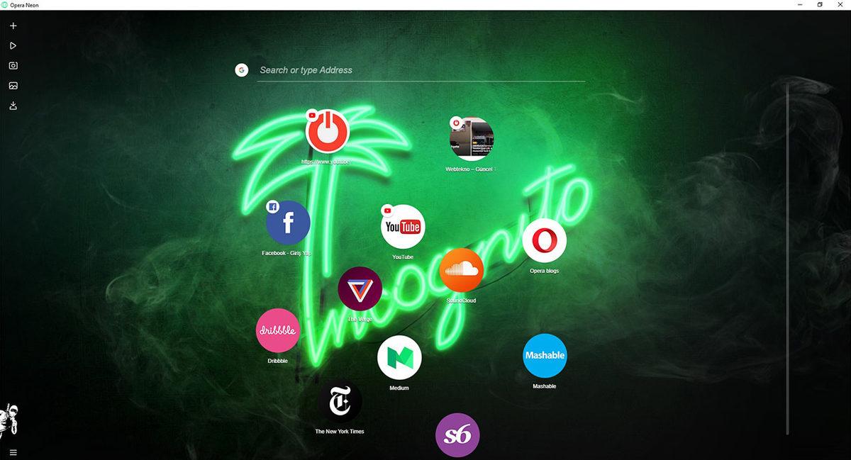 Tasarımıyla Ters Köşe Yapan İnternet Tarayıcısı: Opera Neon (Kullanmaya Değer mi?)